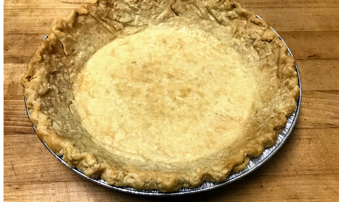 Blind Baked Pie Crust