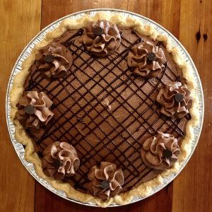 Caramel Chocolate Mousse Pie