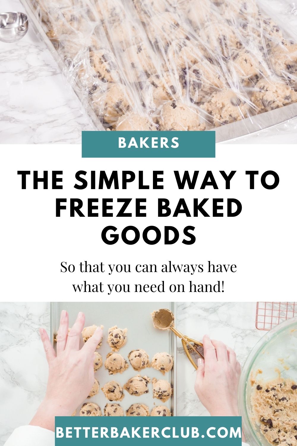 How to freeze baked goods by baking experty Allyson Grant