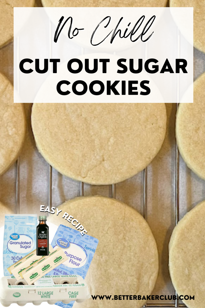 Easy no-chill sugar cookie recipe (for cut-out cookies) - Better Baker Club
