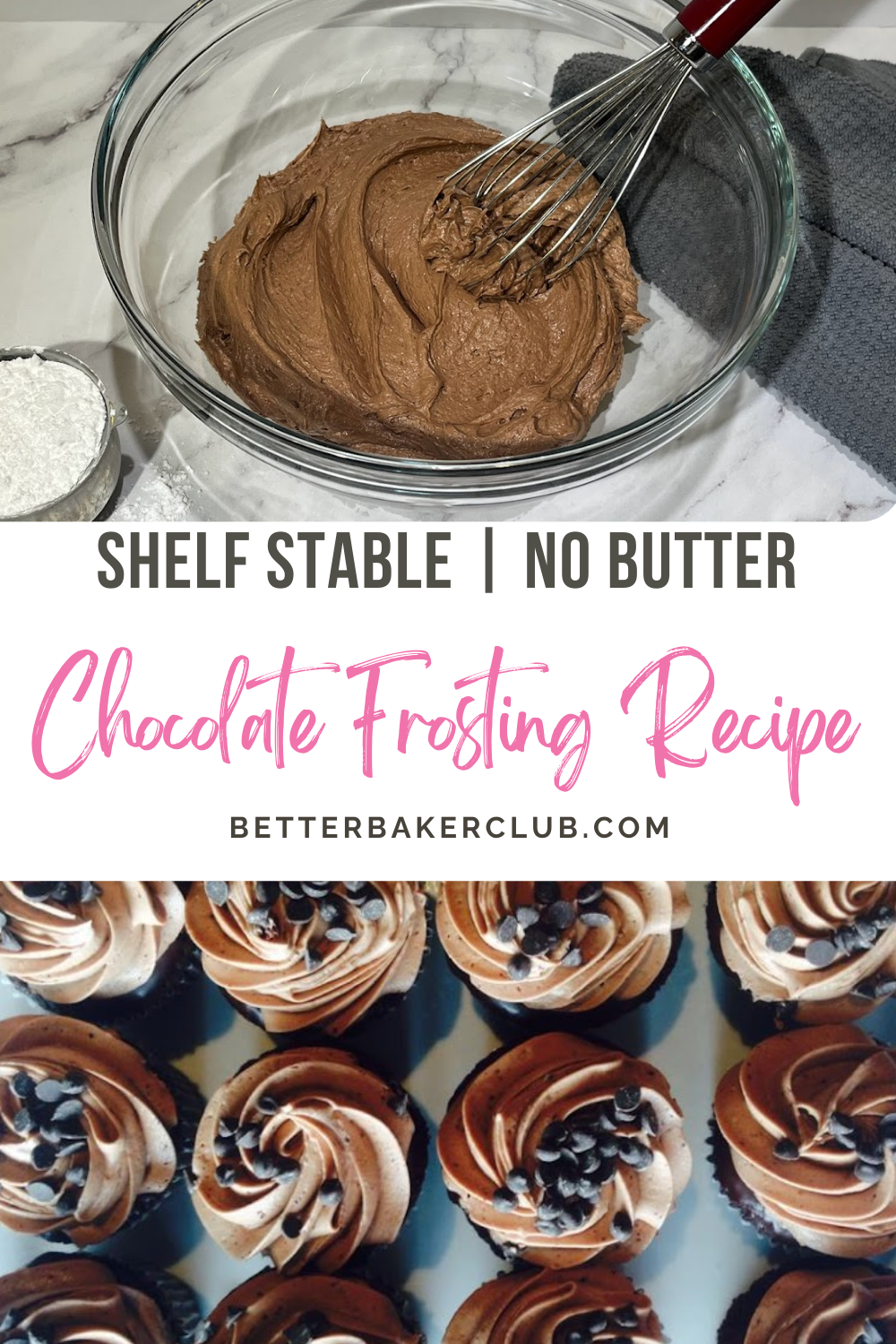 Easy Chocolate Buttercream Icing Recipe (No Butter) Better Baker Club