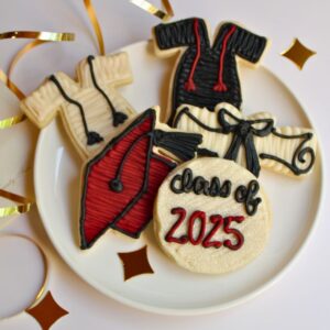 graduation cut out cookies