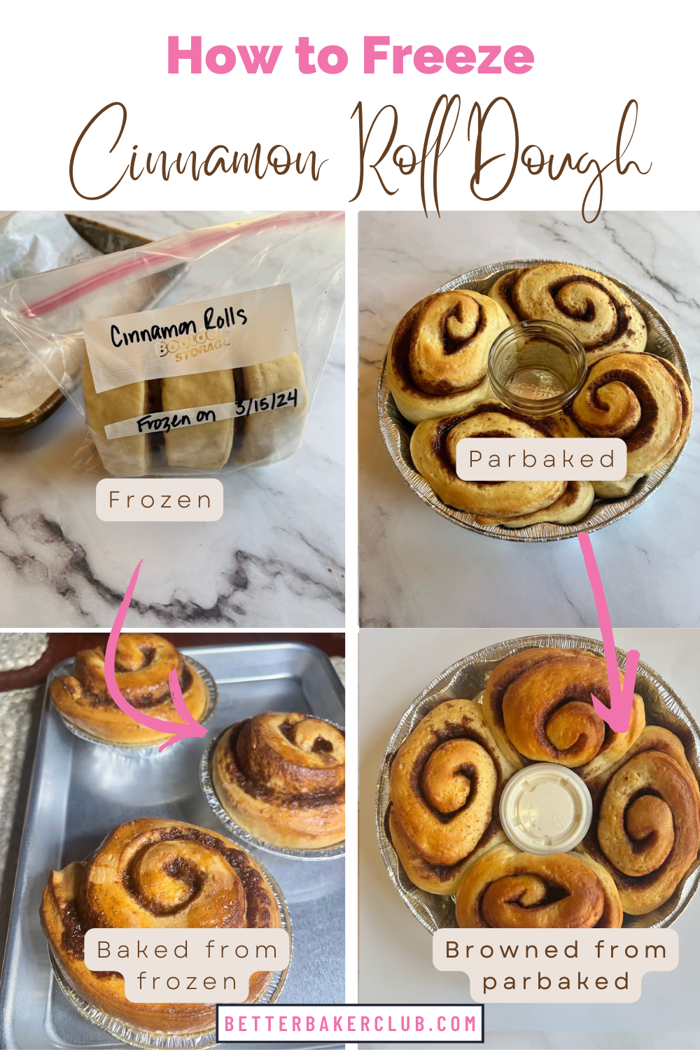 How to Freeze Cinnamon Rolls: Unbaked or Baked - Better Baker Club