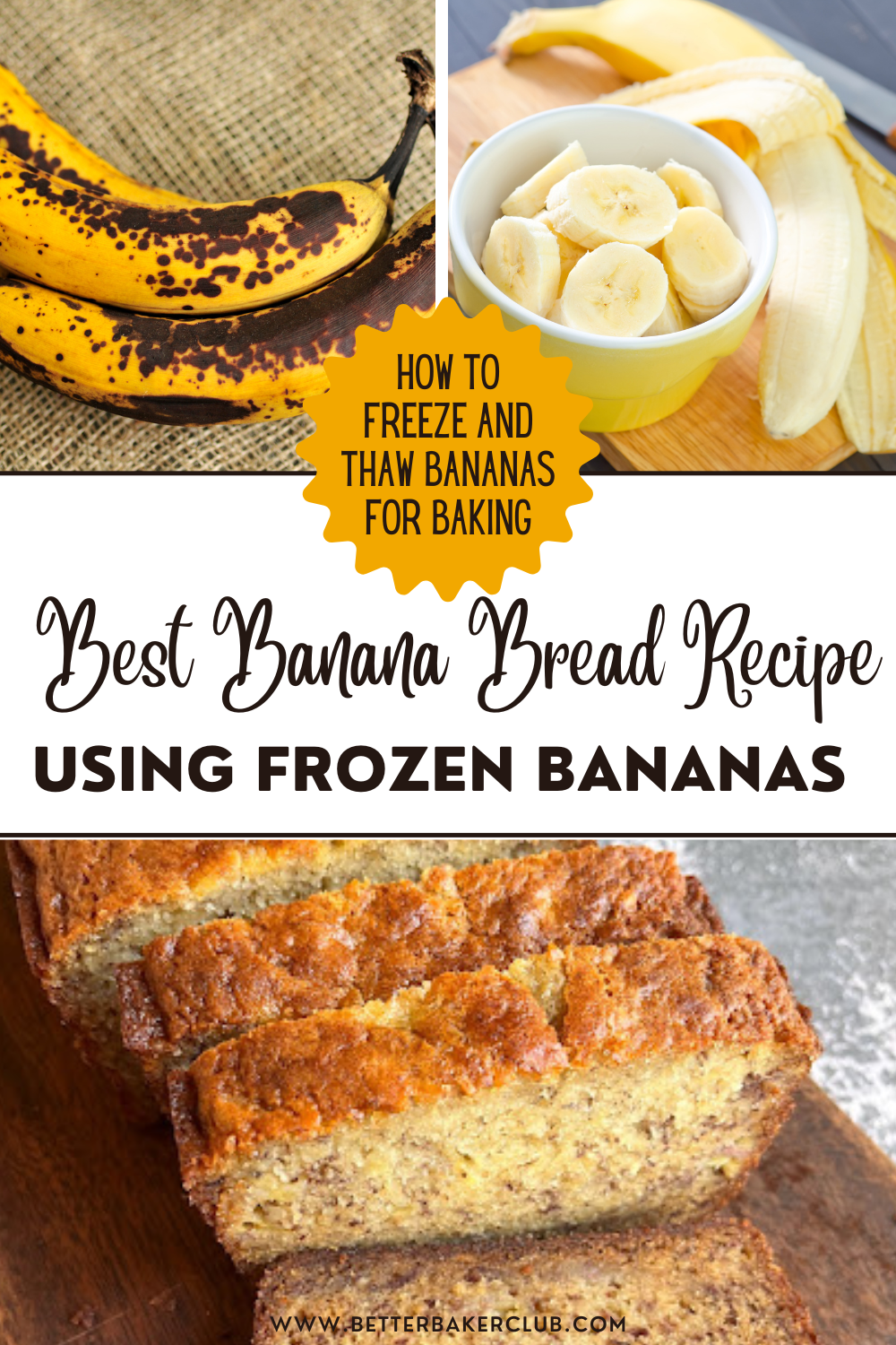 How to Use Frozen Bananas for Baking Banana Bread Better Baker Club