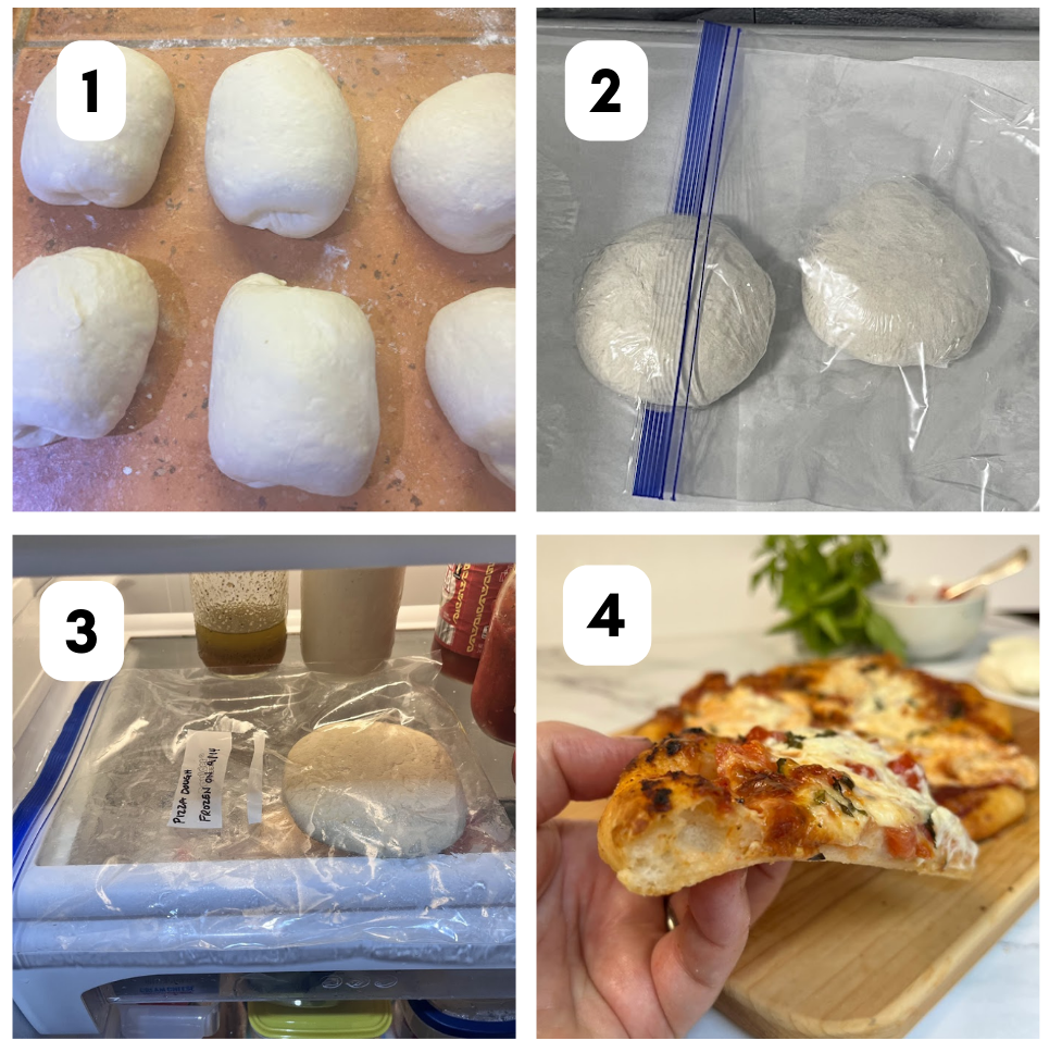 Can you freeze sourdough pizza 