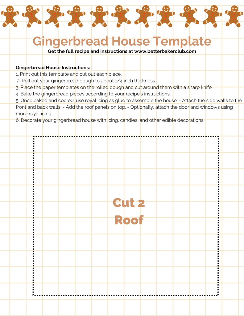 gingerbread pattern printable