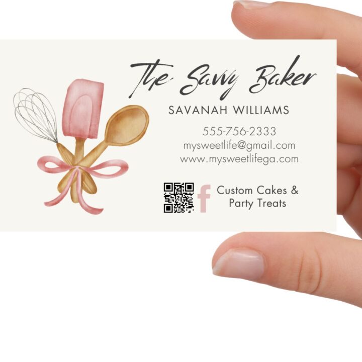 free printable bakery business card templates