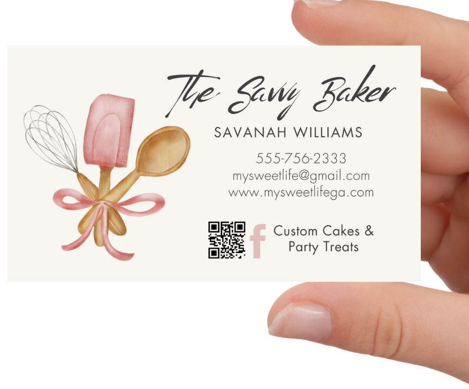 free printable bakery business card templates