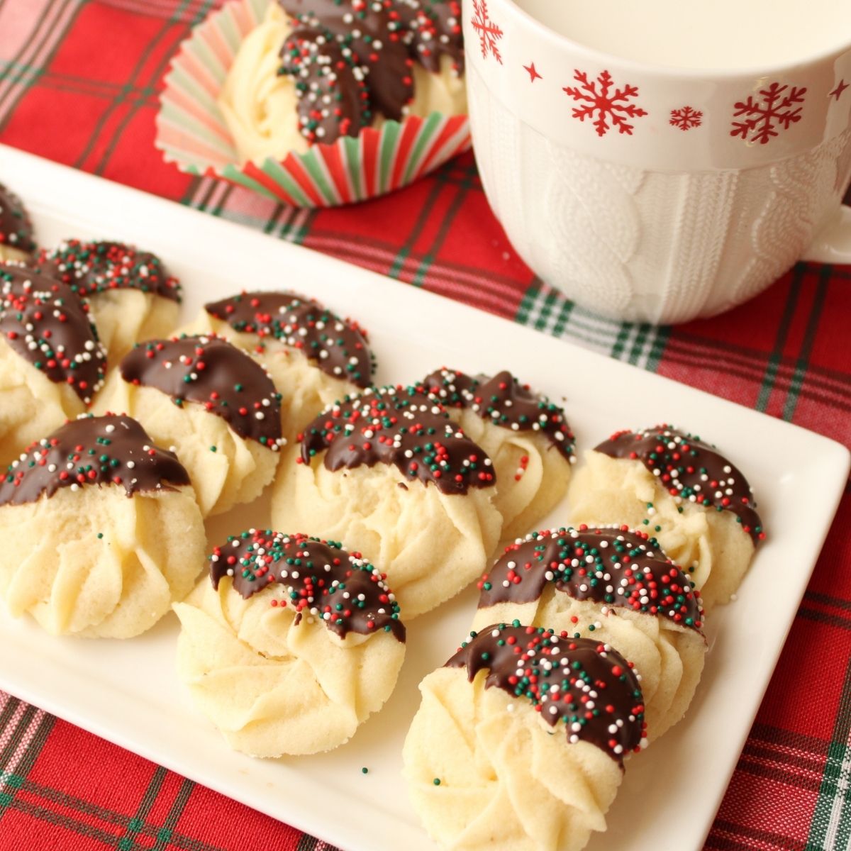 spritz cookies without press