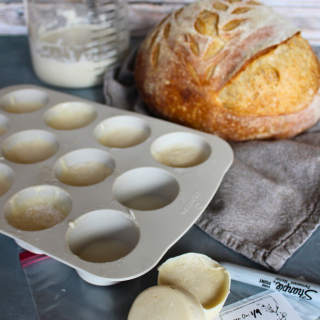 how to freeze sourdough starter