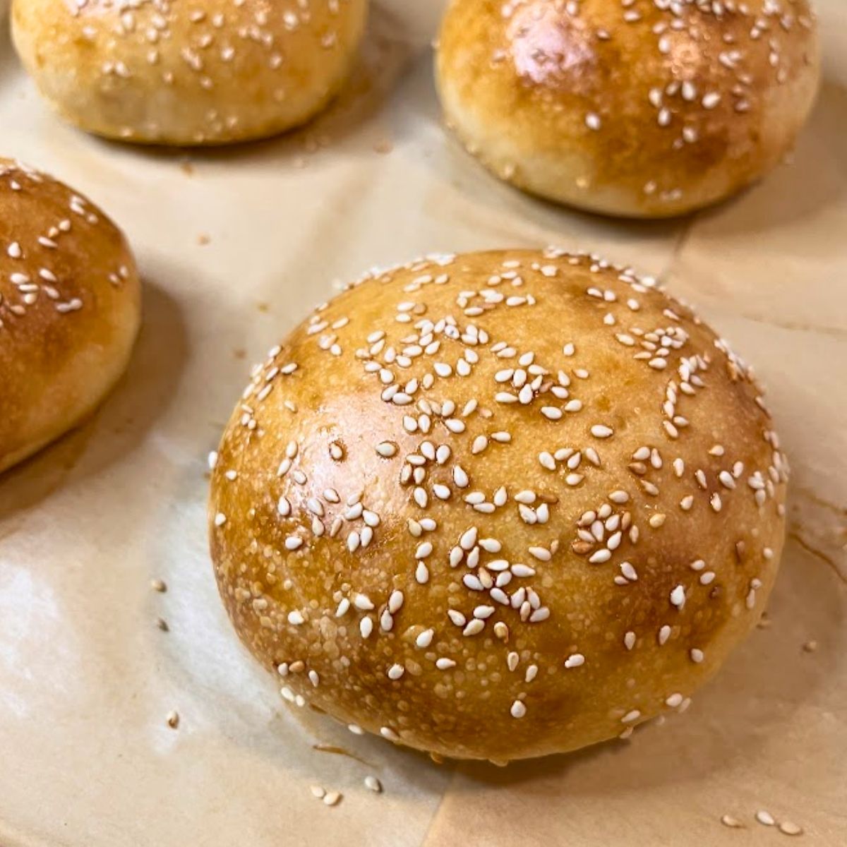 Sourdough buns recipe