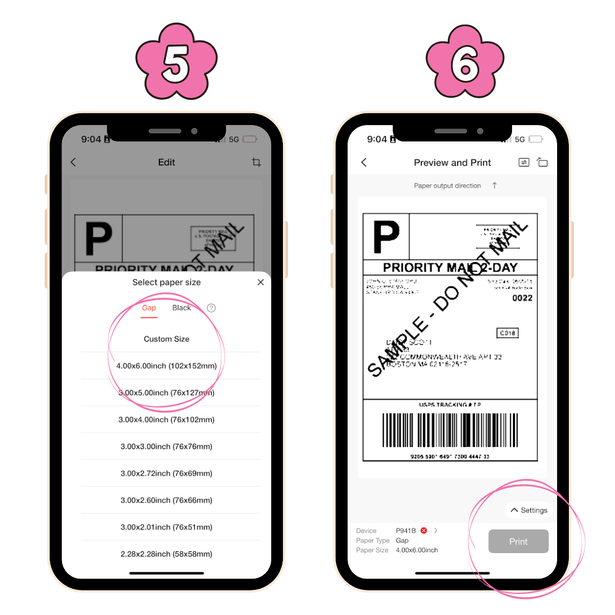 how to print shipping labels