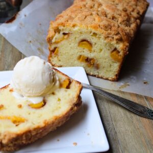 peach cobbler cream cheese pound cake recipe