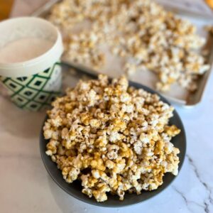 salted caramel popcorn recipe