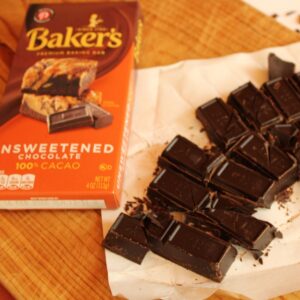 unsweetened chocolate vs dark chocolate