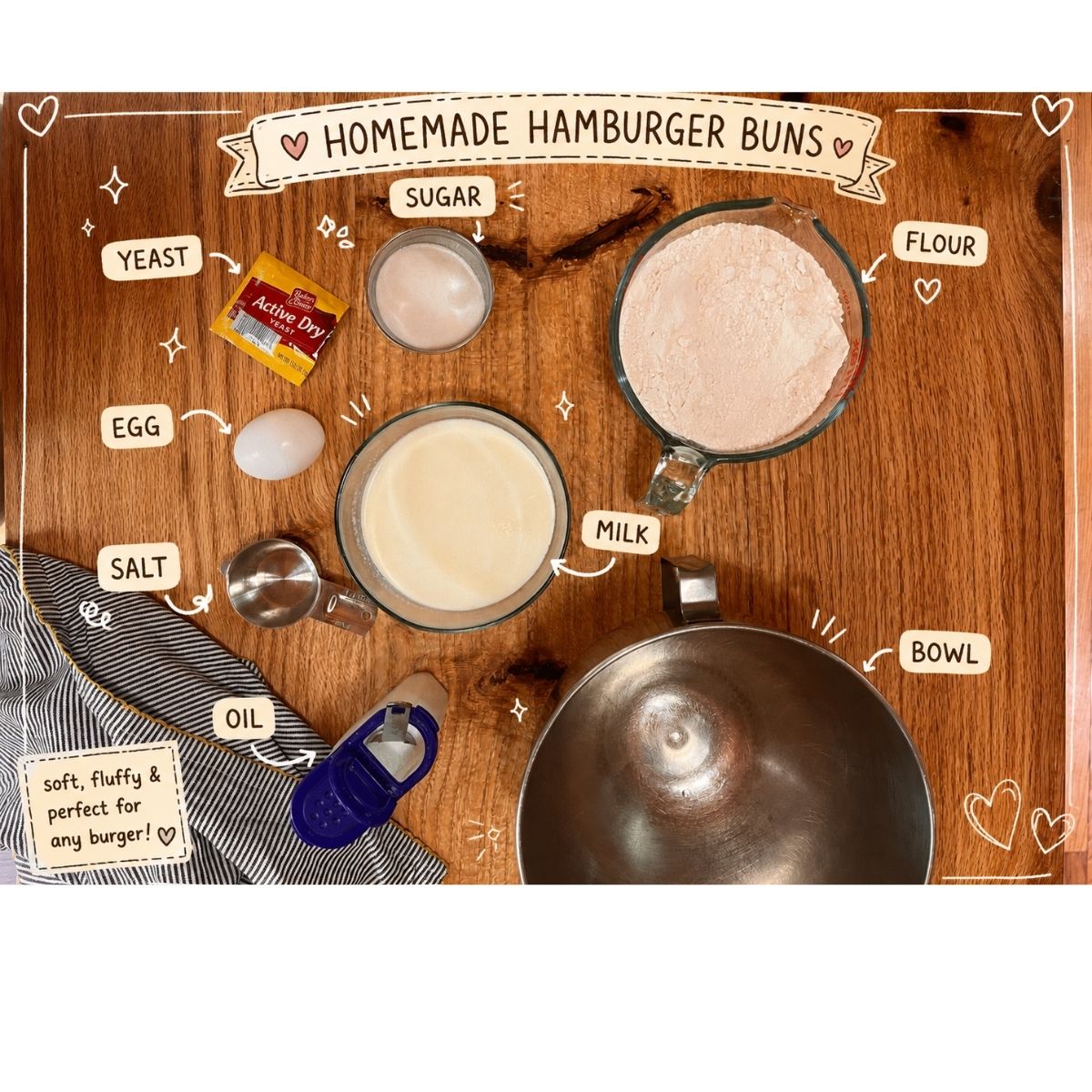 Homemade Hamburger Buns
