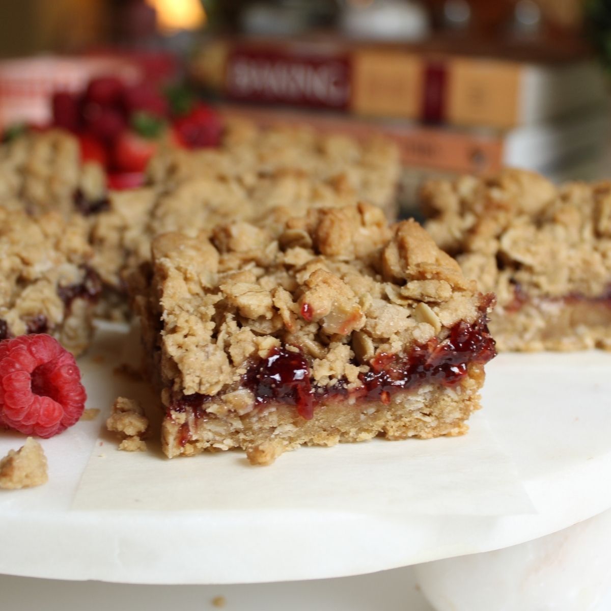 oatmeal raspberry bars recipe