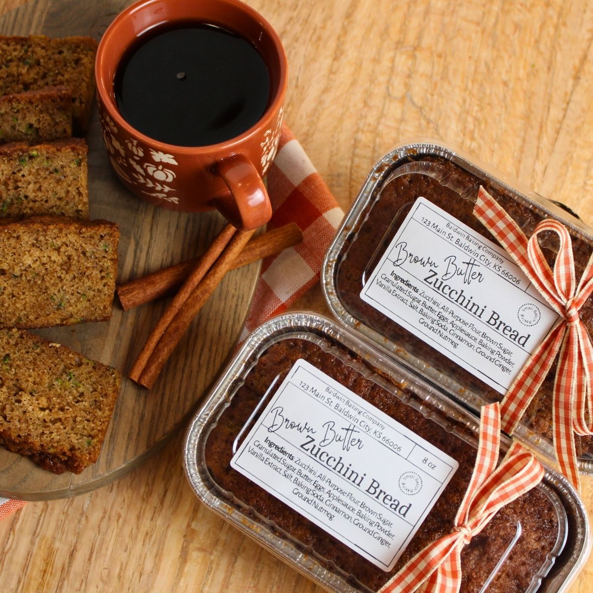 Brown Butter Zucchini Bread