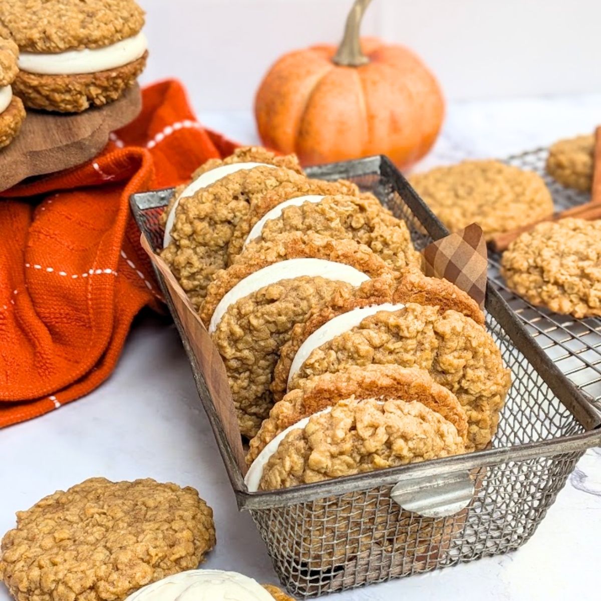 pumpkin oatmeal cream pies