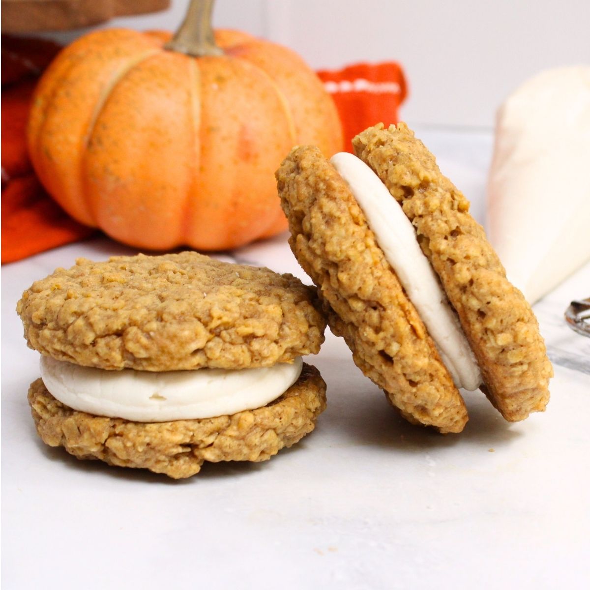 pumpkin oatmeal cream pies